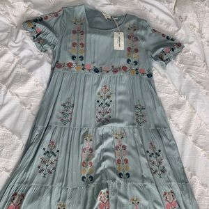 Orange Creek XL Embroidered Dress